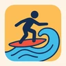 Surfing logo